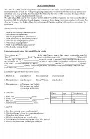 English Worksheet: Latin Grammy Awards