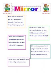 English worksheet: a poetry for elemantry students 