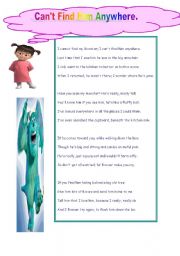 English Worksheet: monster