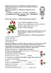 English Worksheet: Elf. Will Ferrell. PART 2