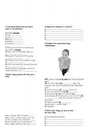 English Worksheet: present perfect