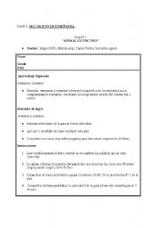 English worksheet: reading comprehension