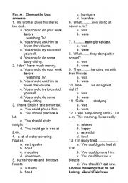 English Worksheet: grammar