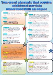 Phrasal verbs