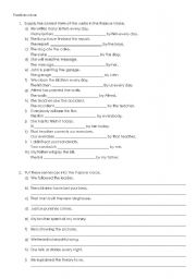 English Worksheet: Passive voice