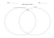 English worksheet: Venn Diagram of Expectations