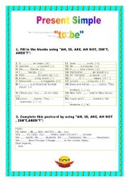 English Worksheet: PRESENT SIMPLE- 