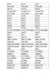 English worksheet: Write the missing words.