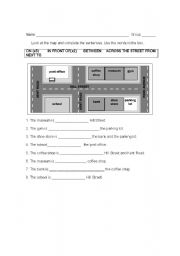 English Worksheet: Prepositions