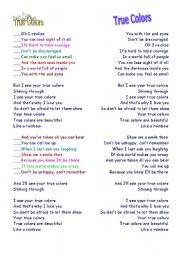 English worksheet: Romantic songs