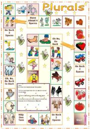 English Worksheet: Plurals