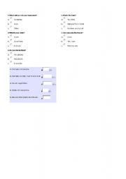 English Worksheet: KET exercises