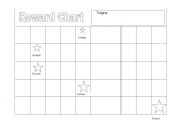 English worksheet: Behaviour Modification Reward Chart