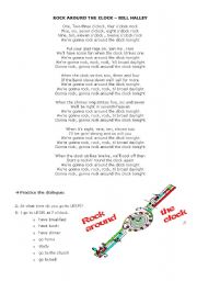 English Worksheet: Clocks