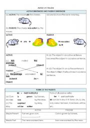 English Worksheet: Passive Voices