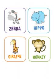 English Worksheet: Wild animals