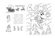 English Worksheet: Christmas wordsearch 2