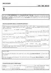 English worksheet: Review