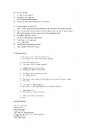 English worksheet: Gastronomy