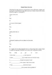 English Worksheet: Future tense exercises