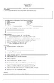 English worksheet: The Beach worksheet