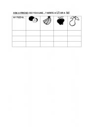 English Worksheet: Ask a Friend