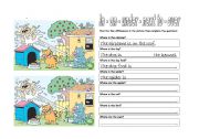 English Worksheet: Simple Prepositions of place