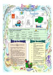 English Worksheet: travelling