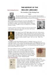 English Worksheet: History of English II