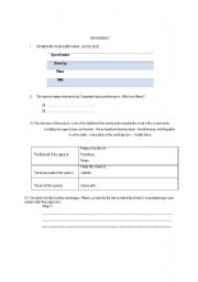 English Worksheet: I have a dream Worksheet