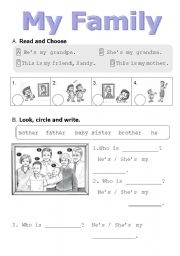 family worksheet