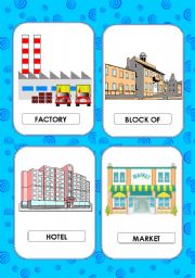 English Worksheet: PLACES IN TOWN
