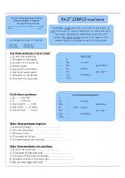 English Worksheet: Past simple