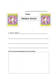 English Worksheet: wemberly worried