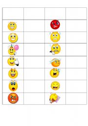 English Worksheet: Feelings and Emotions Slider