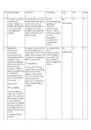 English Worksheet: Subjects