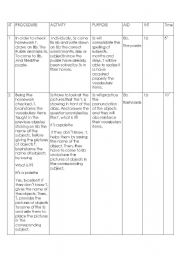 English Worksheet: Subjects