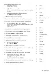 English worksheet: Past Simple