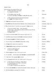 English worksheet: Past Simple
