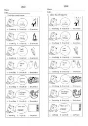 English Worksheet: Somebody everybody anybody nobody