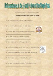 English Worksheet: Simple Past