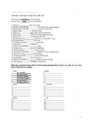 English worksheet: grammar