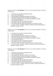 English worksheet: Friends Active to Passive Voice Activity 
