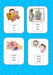 IRREGULAR VERBS - FLASH-CARDS (2)