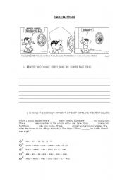 English Worksheet: SIMPLE PAST TENSE