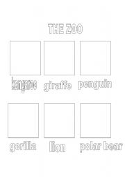 English worksheet: THE ZOO