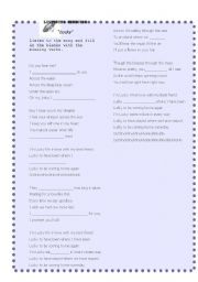 English worksheet: Verb Tense review with 