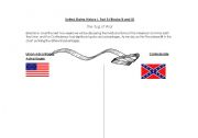 English worksheet: Civil War Graphic Organizer