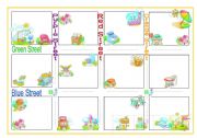 English Worksheet: MY TOWN