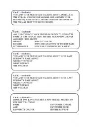 English Worksheet: Speaking activities - 